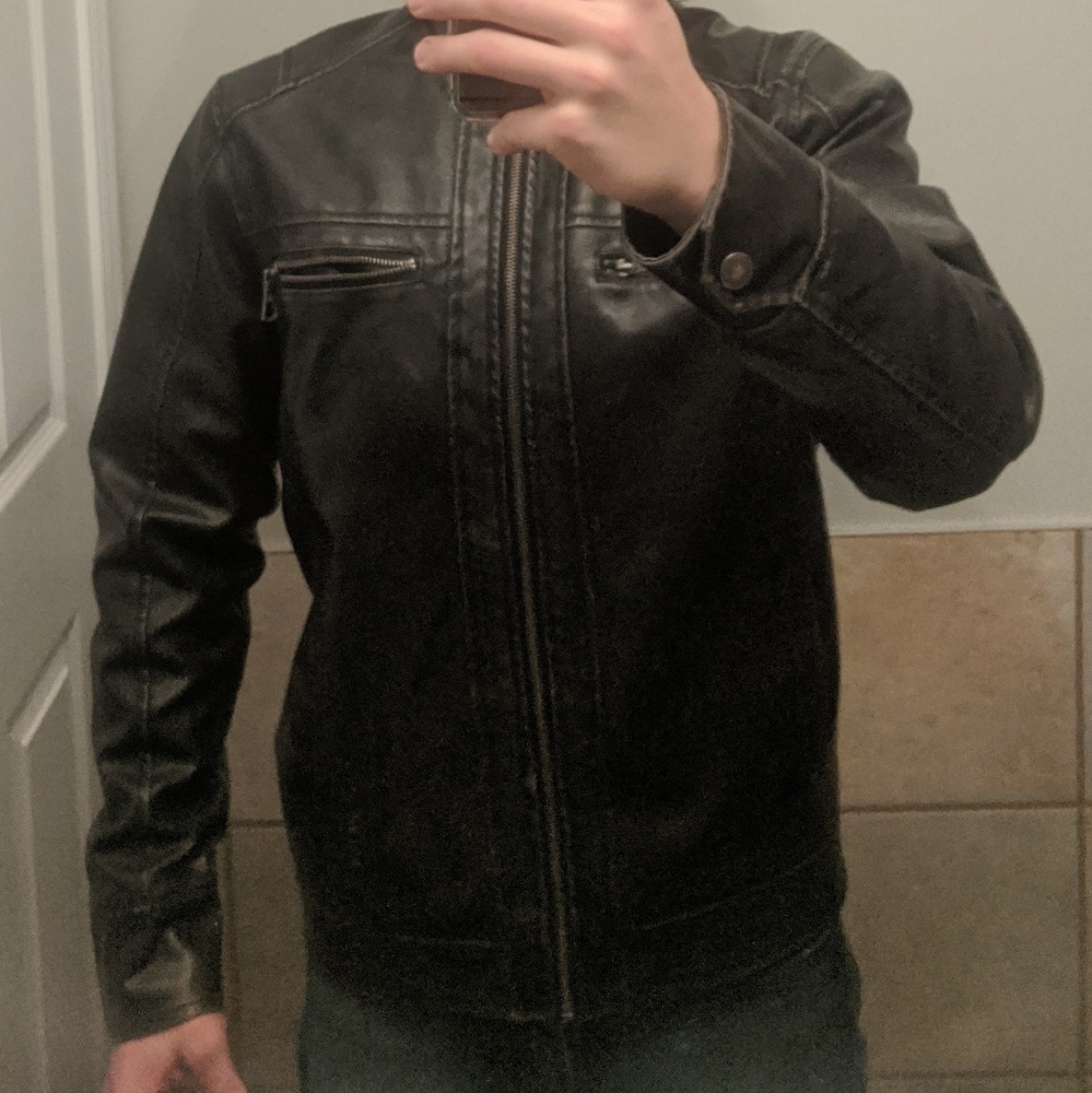 Leather jacket